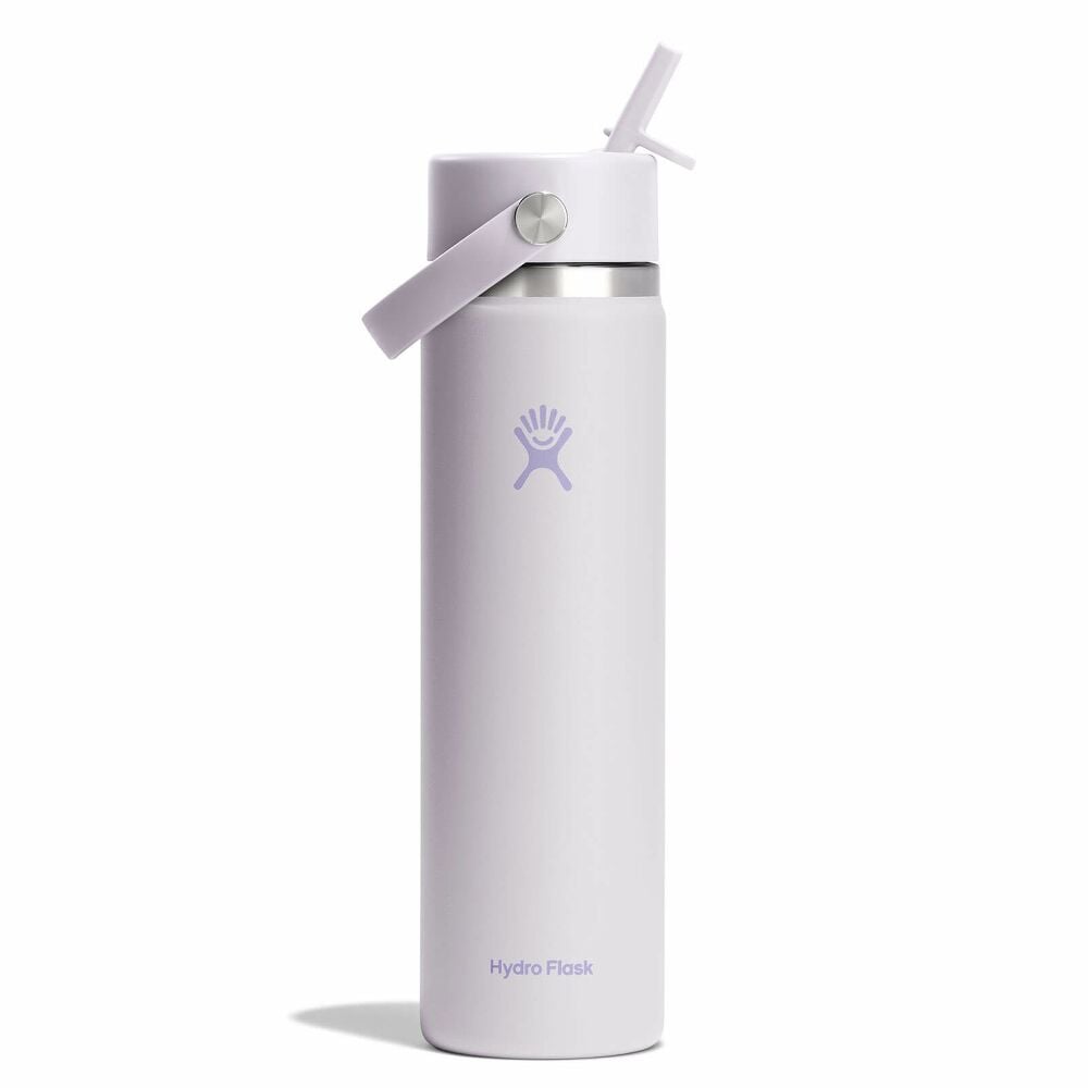 24 oz Wide Mouth with Flex Straw Cap - Cloud Pink